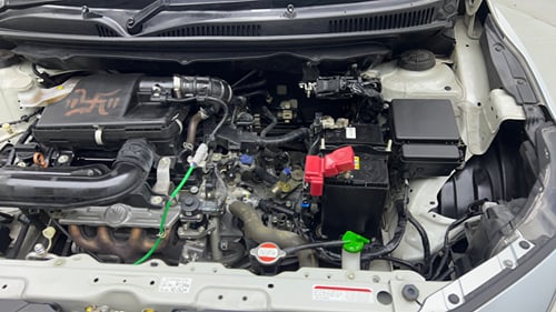 Used 2024 Toyota Glanza G Petrol Manual engine ENGINE LEFT SIDE VIEW