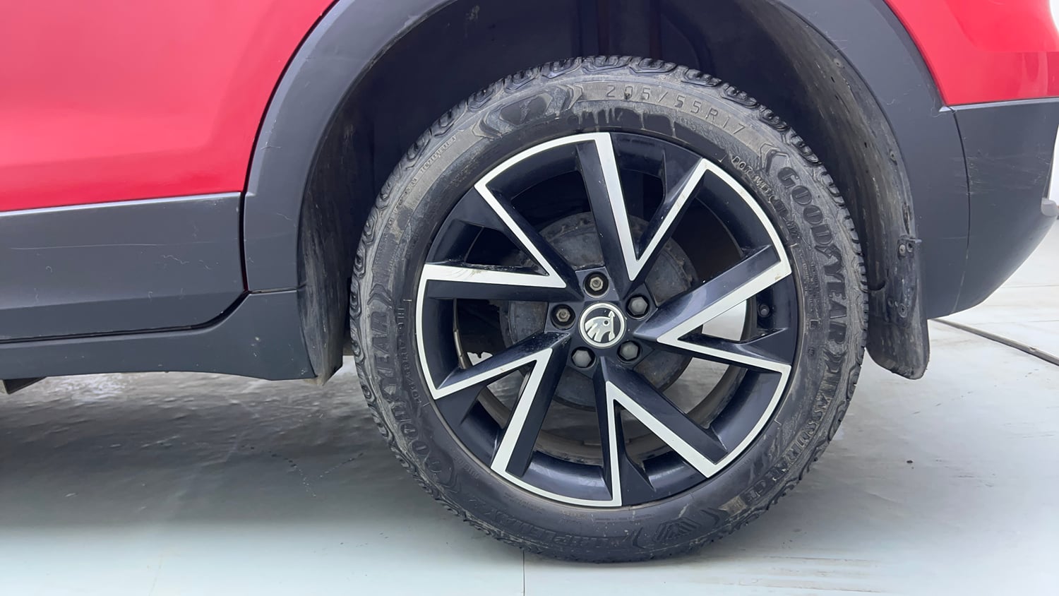 Used 2022 Skoda Kushaq Monte Carlo 1.5L TSI DSG Petrol Automatic tyres LEFT REAR TYRE RIM VIEW