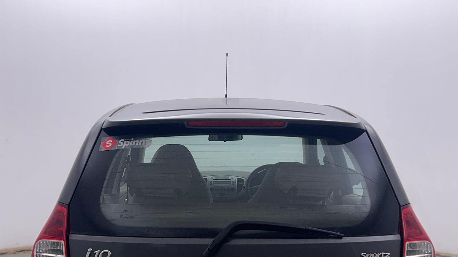 Used 2013 Hyundai i10 Sportz 1.2 Kappa2 Petrol Manual exterior BACK WINDSHIELD VIEW