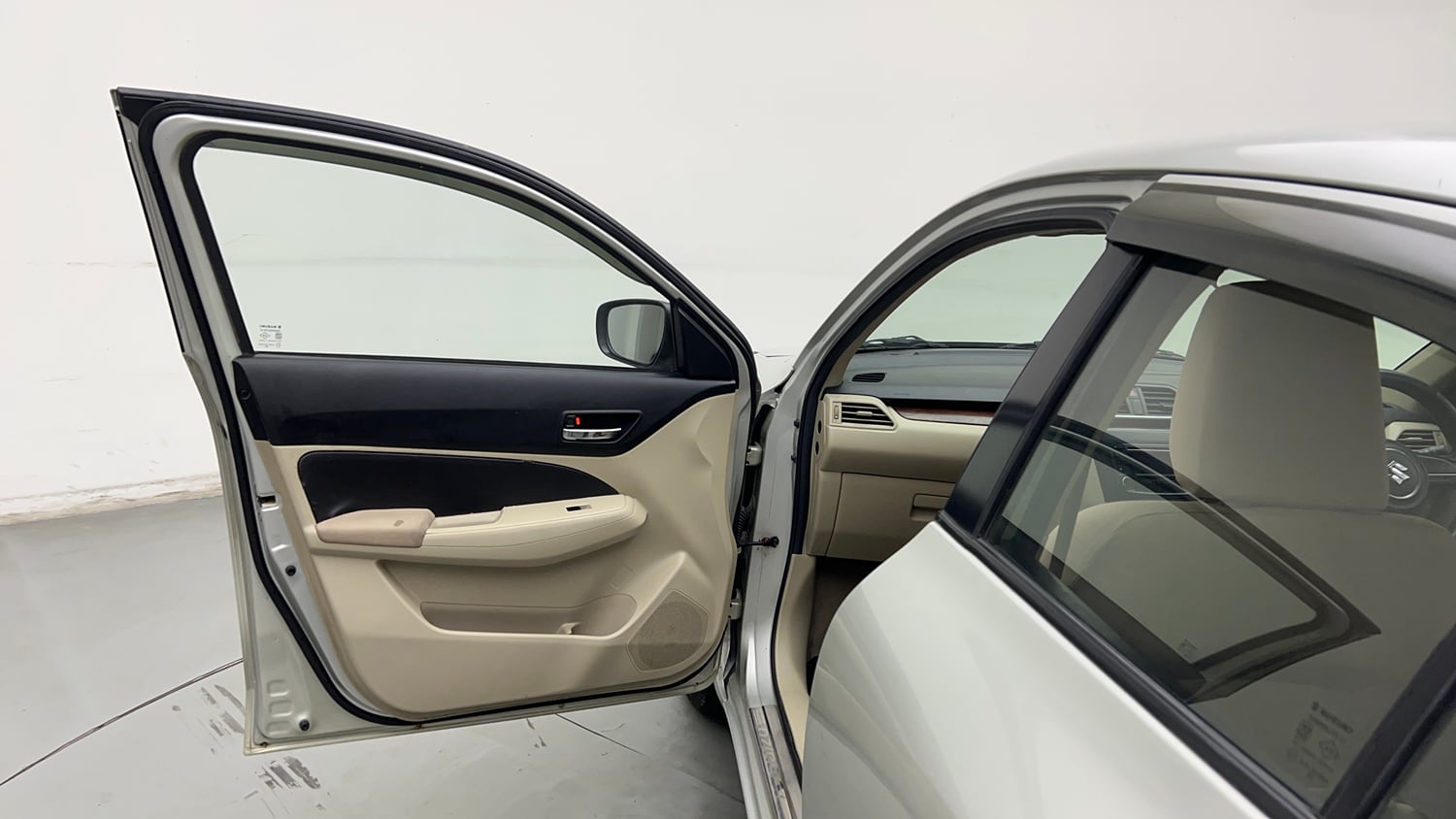 Used 2017 Maruti Suzuki Dzire VXi Petrol Manual interior LEFT FRONT DOOR OPEN VIEW