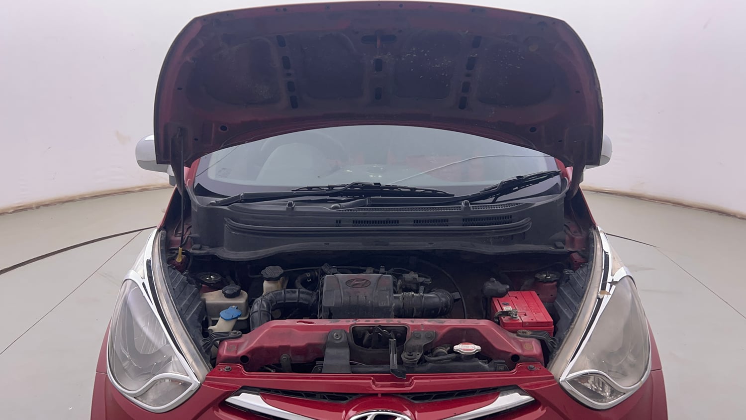 Used 2018 Hyundai Eon Magna + Petrol Manual engine ENGINE & BONNET OPEN FRONT VIEW