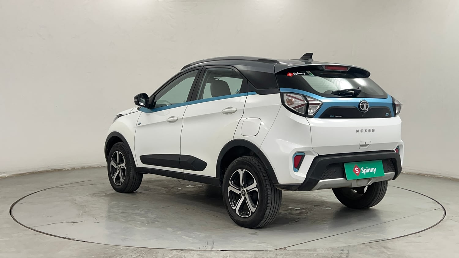 Used 2022 Tata Nexon EV XZ Plus Electric Automatic exterior LEFT REAR CORNER VIEW