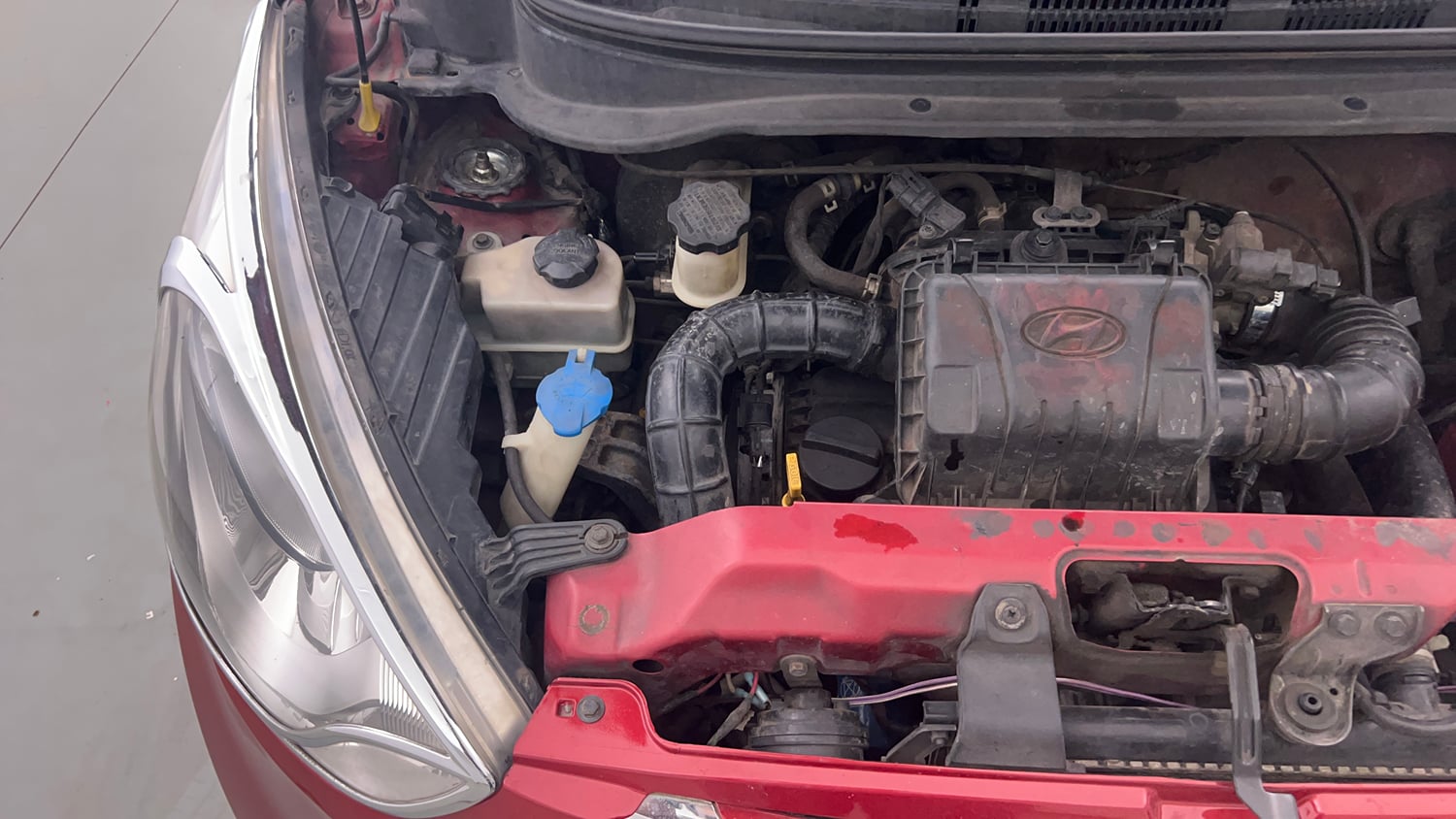 Used 2018 Hyundai Eon Magna + Petrol Manual engine ENGINE RIGHT SIDE VIEW