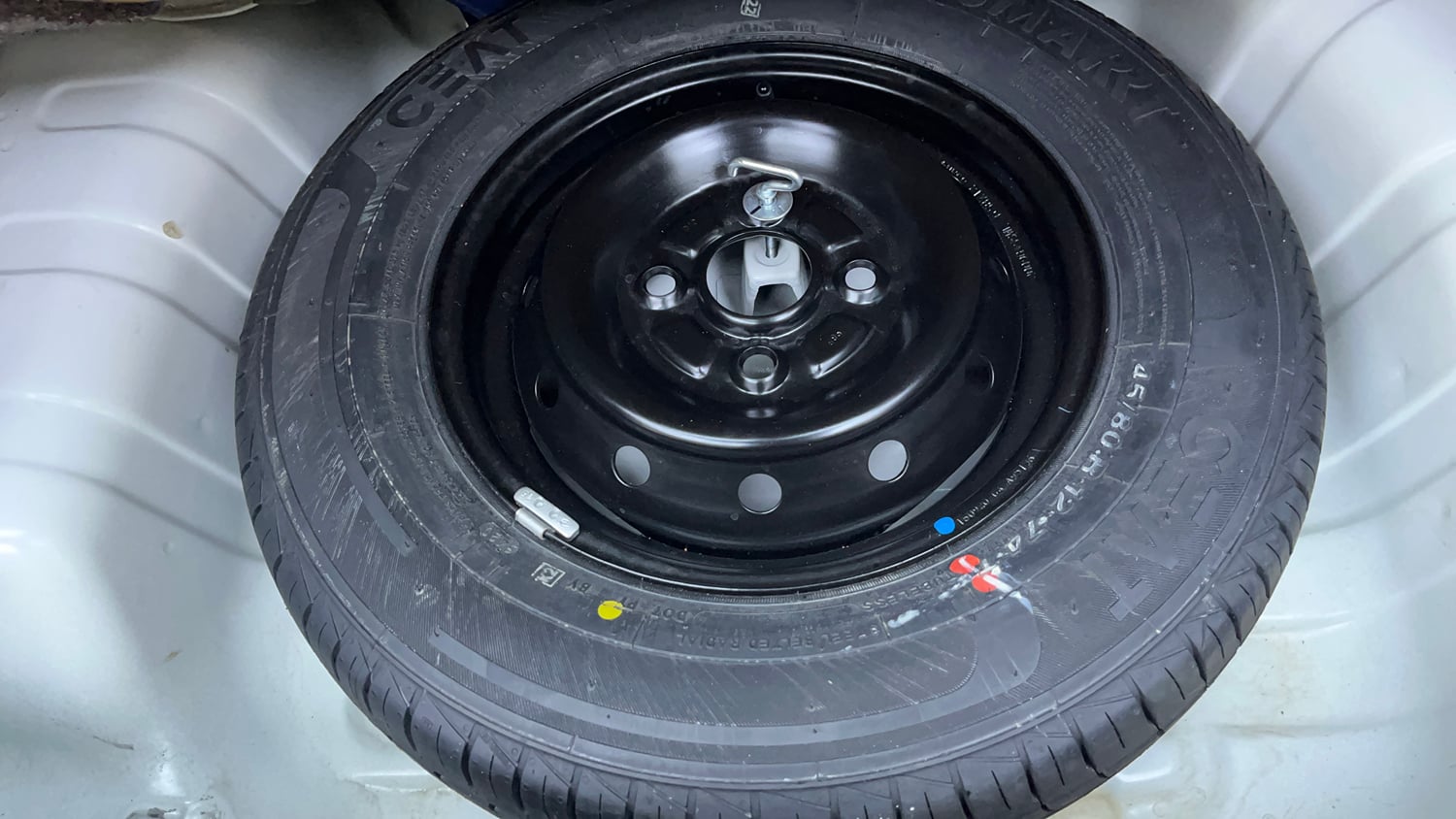 Used 2021 Maruti Suzuki Alto 800 LXi Petrol Manual tyres SPARE TYRE VIEW