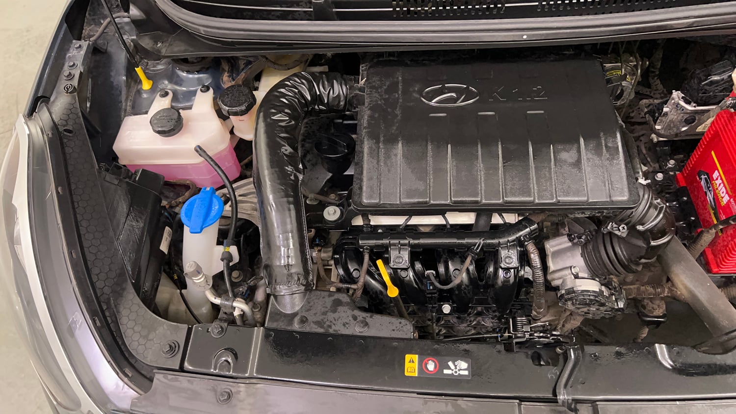 Used 2022 Hyundai Grand i10 Nios Sportz 1.2 Kappa VTVT Petrol Manual engine ENGINE RIGHT SIDE VIEW