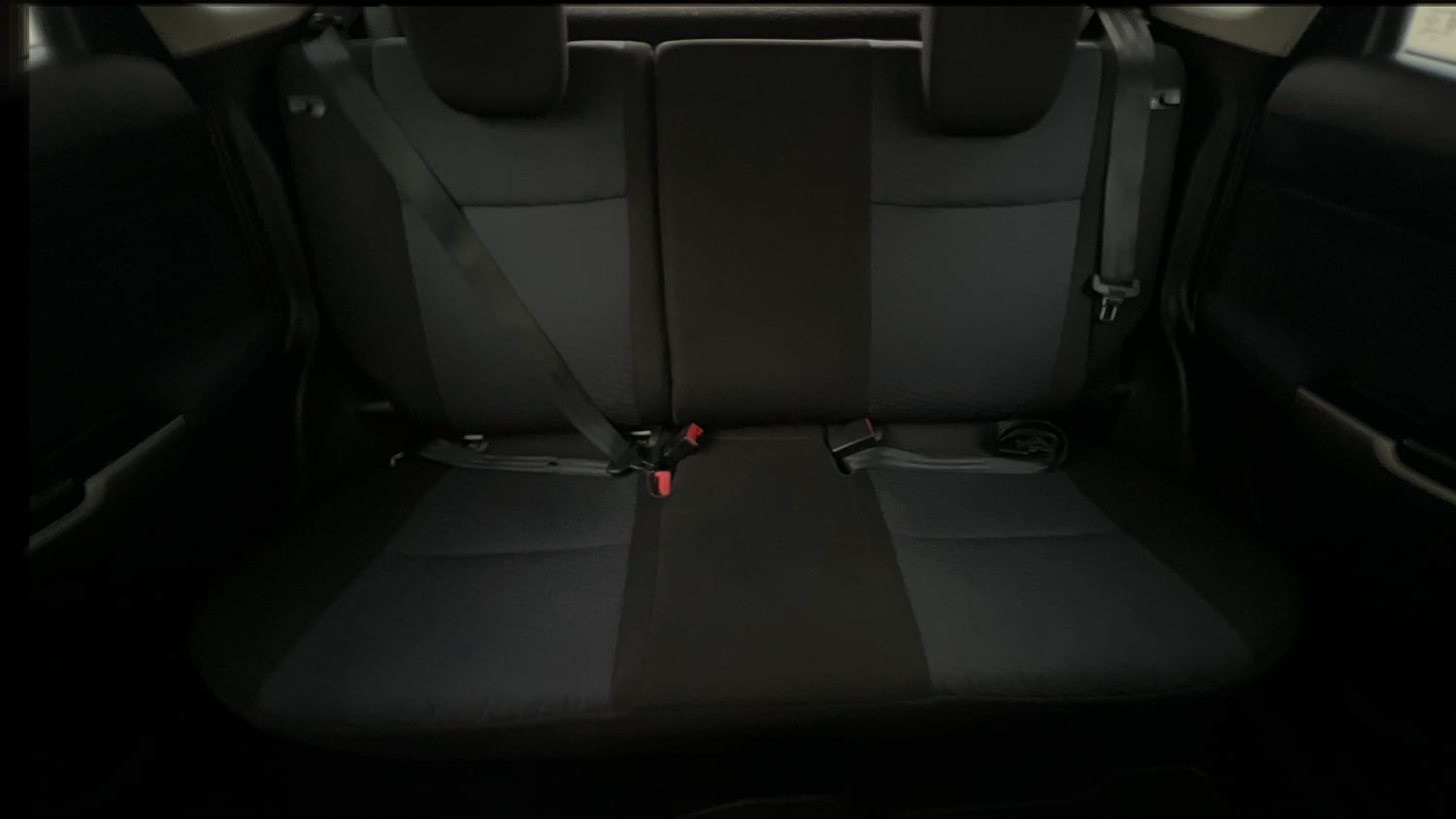 Used 2021 Toyota Glanza V CVT Petrol Automatic interior REAR SEAT CONDITION VIEW