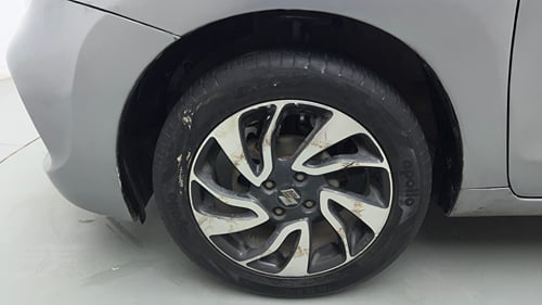 Used 2020 Maruti Suzuki Baleno Alpha Petrol Manual tyres LEFT FRONT TYRE RIM VIEW