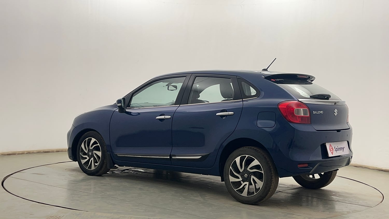 Used 2019 Maruti Suzuki Baleno Zeta 1.2 Petrol Manual exterior LEFT REAR CORNER VIEW