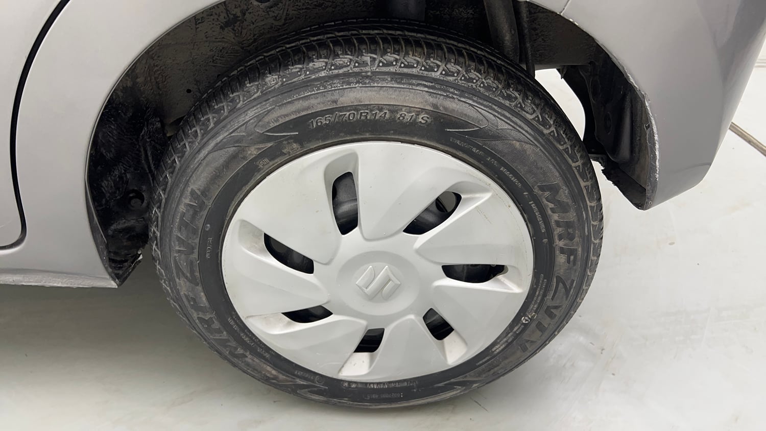 Used 2016 Maruti Suzuki Celerio ZXi Petrol Manual tyres LEFT REAR TYRE RIM VIEW