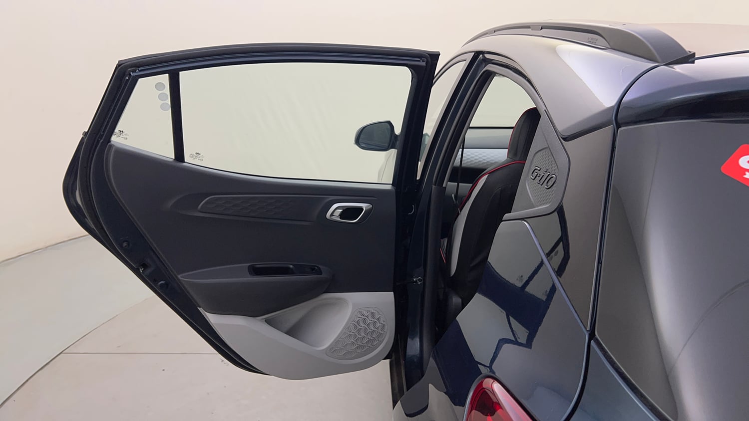 Used 2025 Hyundai Grand i10 Nios Sportz (O) 1.2 Kappa VTVT Petrol Manual interior LEFT REAR DOOR OPEN VIEW