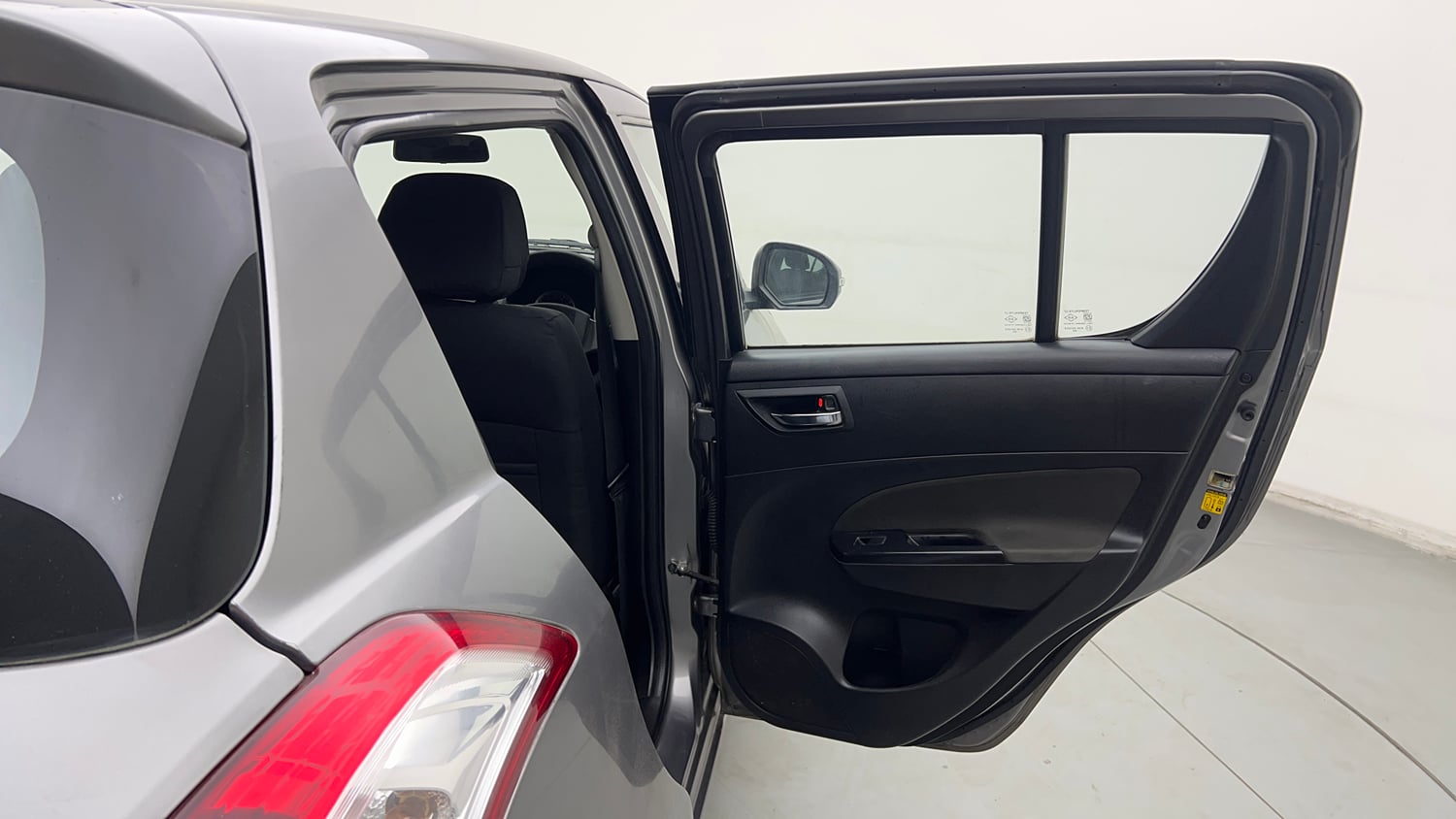 Used 2014 Maruti Suzuki Swift VXi Petrol Manual interior RIGHT REAR DOOR OPEN VIEW