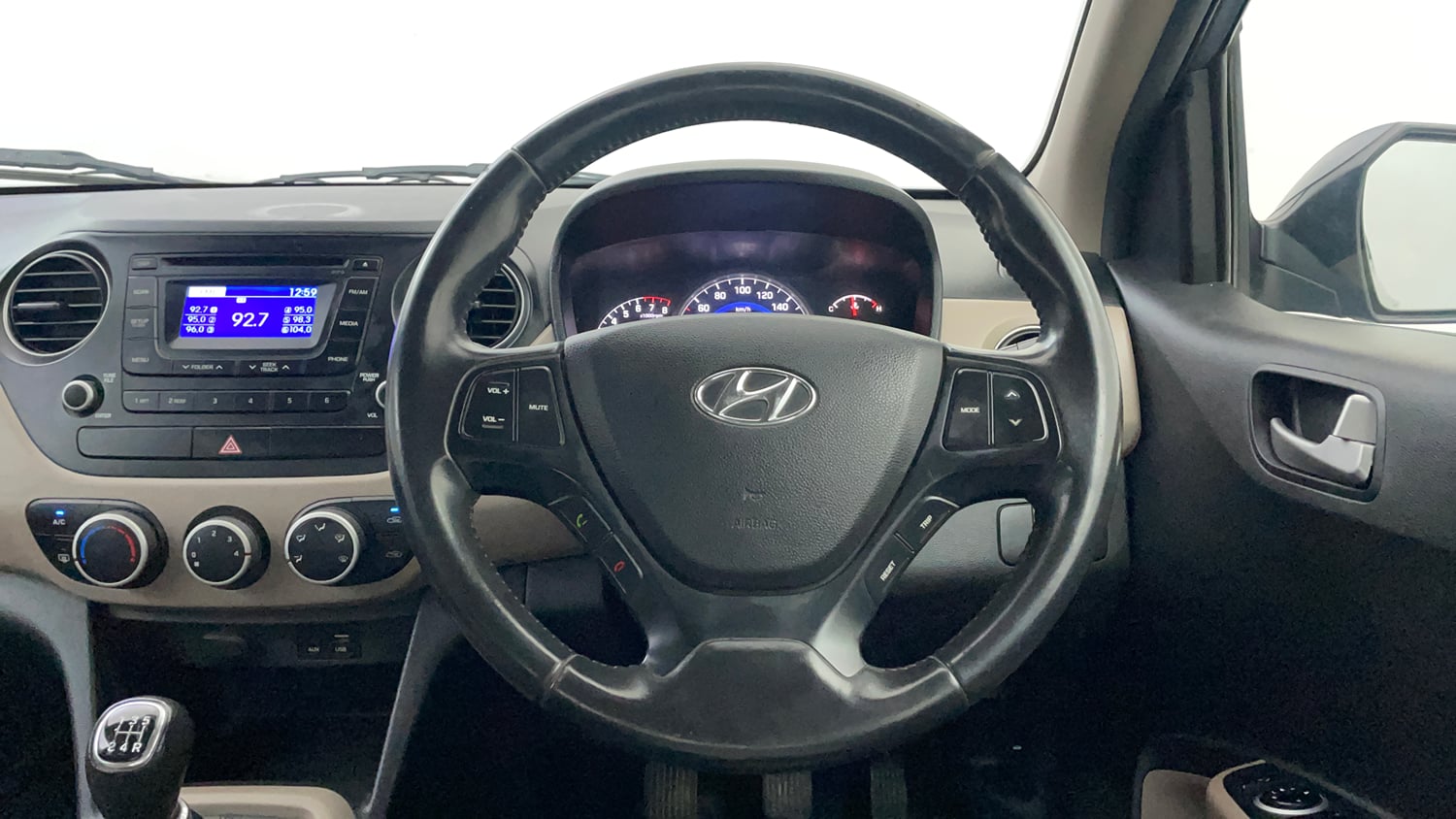 Used 2016 Hyundai Grand i10 Asta 1.2 Kappa VTVT Petrol Manual interior STEERING VIEW