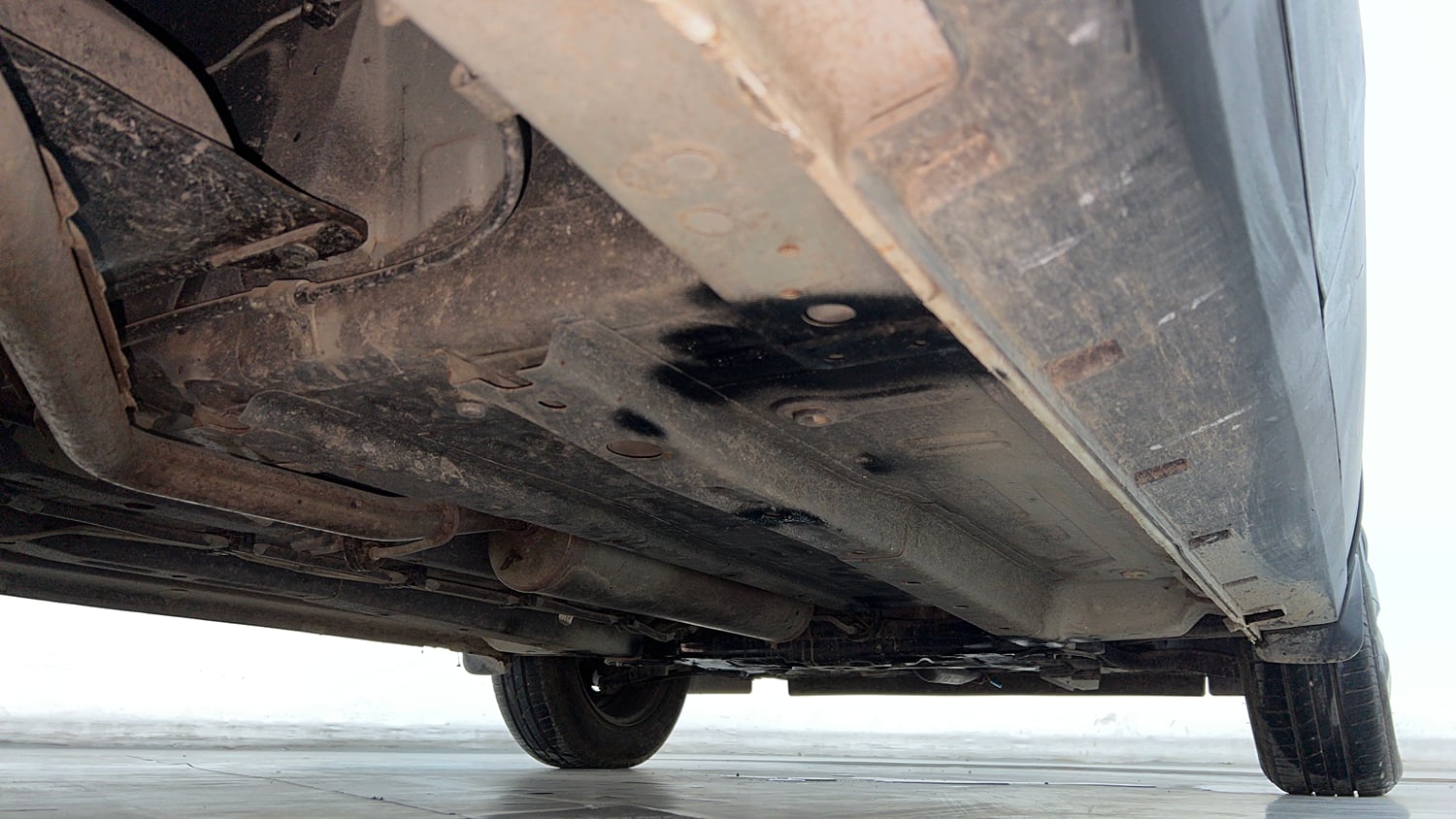 Used 2024 Tata Punch Adventure AMT Petrol Automatic extra REAR RIGHT UNDERBODY VIEW