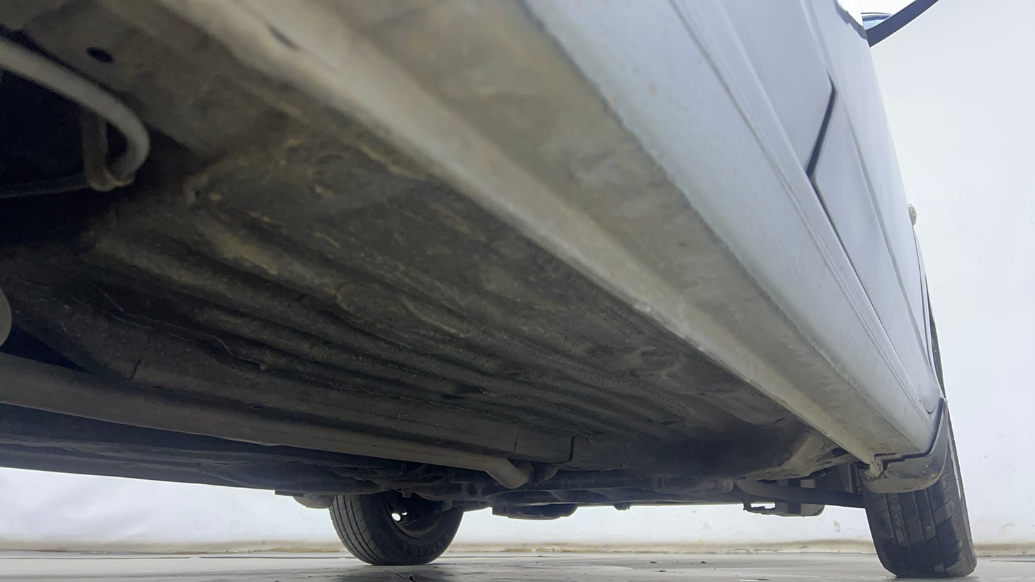 Used 2018 Honda Amaze 1.2 E MT Petrol Petrol Manual extra REAR RIGHT UNDERBODY VIEW