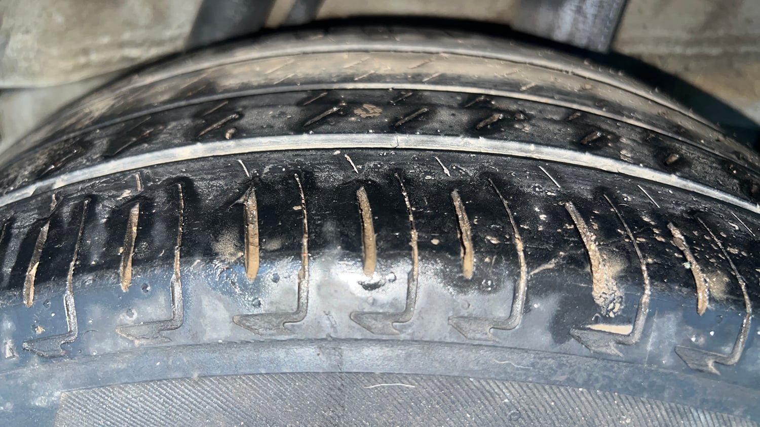 Used 2022 Honda City ZX Petrol Petrol Manual tyres LEFT REAR TYRE TREAD VIEW