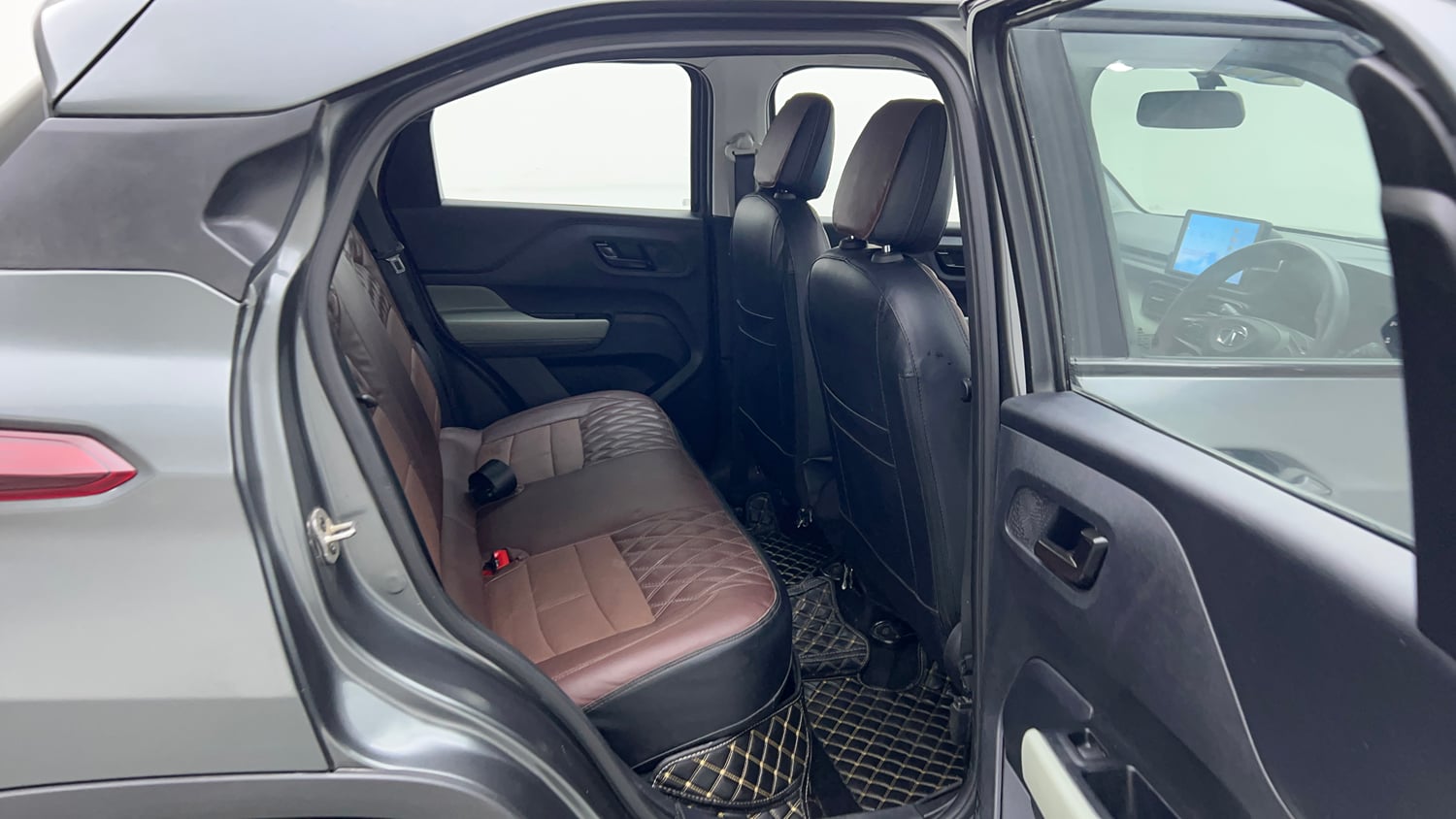 Used 2023 Tata Punch Adventure MT Petrol Manual interior RIGHT SIDE REAR DOOR CABIN VIEW
