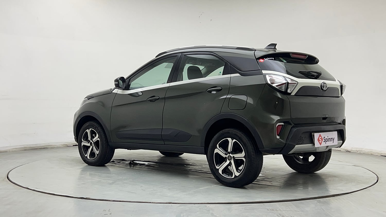 Used 2021 Tata Nexon XZA Plus Diesel Diesel Automatic exterior LEFT REAR CORNER VIEW