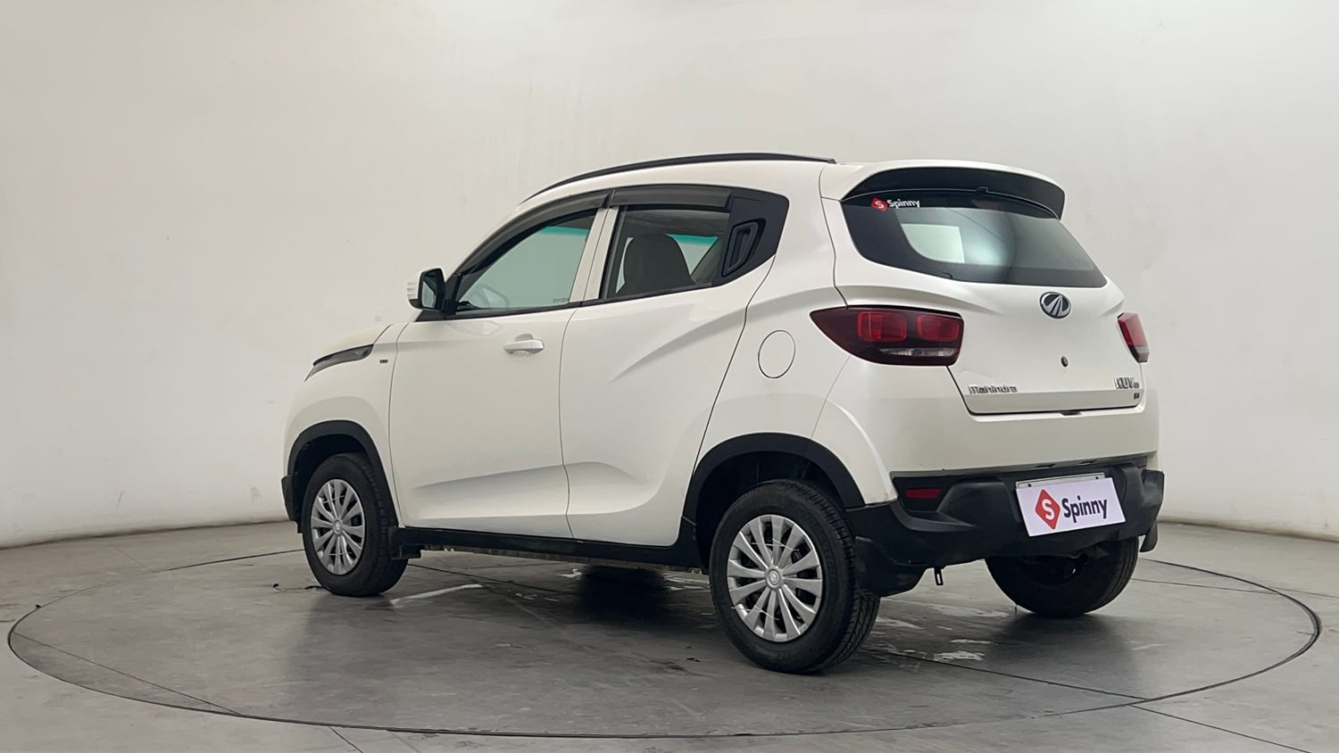Used 2016 Mahindra KUV100 K4 6 STR Petrol Manual exterior LEFT REAR CORNER VIEW