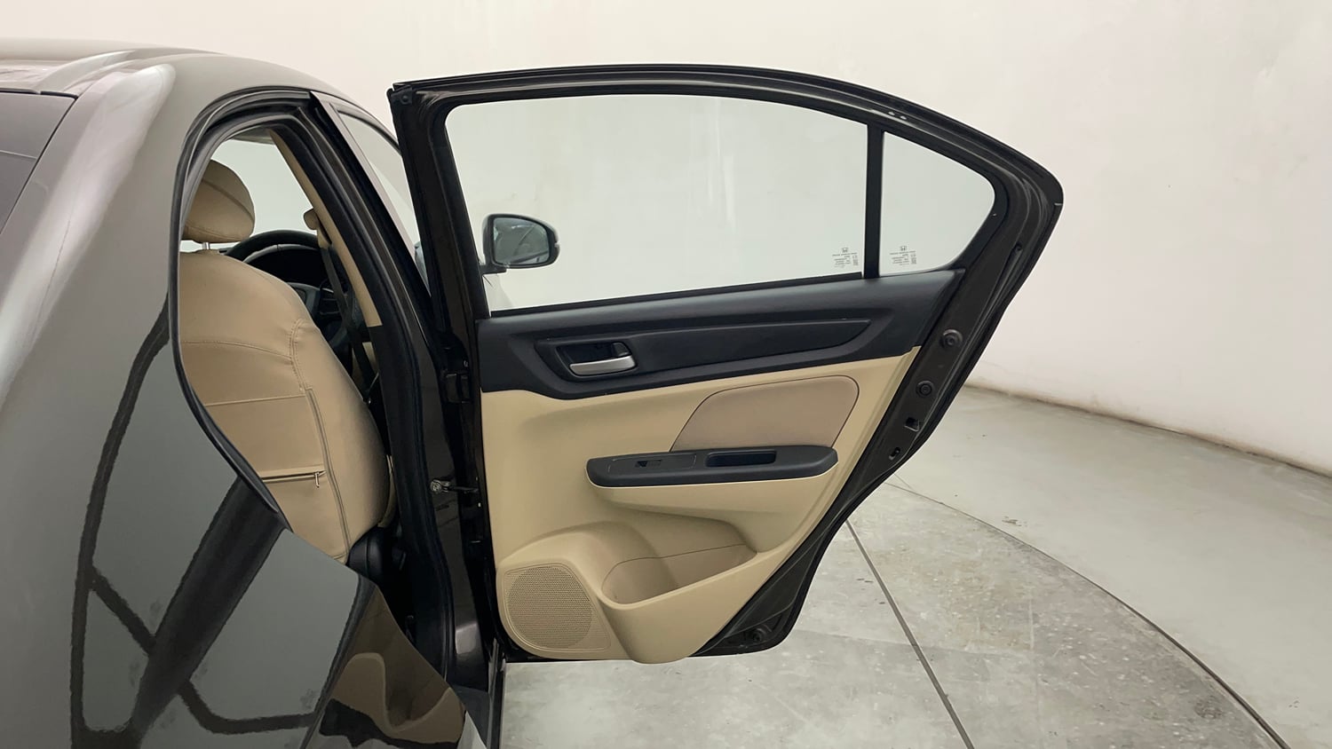 Used 2020 Honda Amaze 1.2 VX CVT Petrol Petrol Automatic interior RIGHT REAR DOOR OPEN VIEW