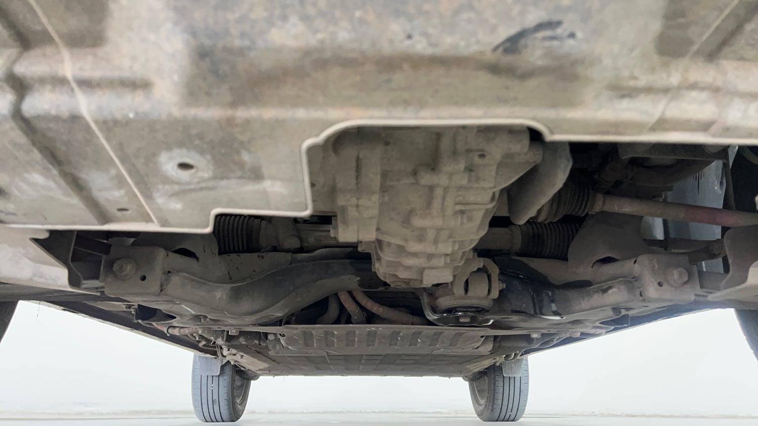 Used 2022 Tata Nexon EV XZ Plus Electric Automatic extra FRONT LEFT UNDERBODY VIEW