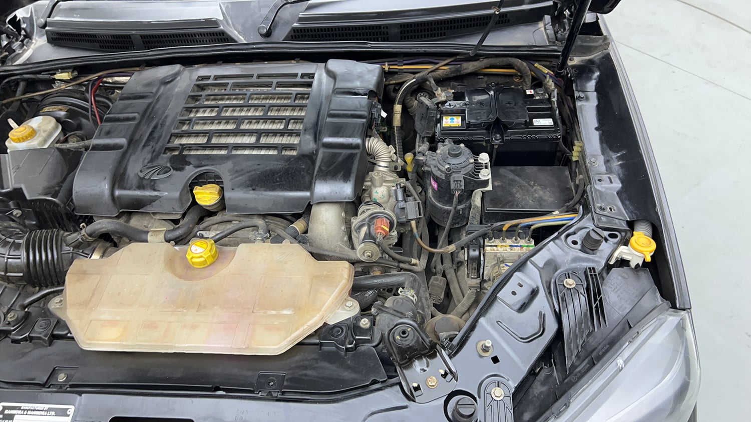 Used 2022 Mahindra Scorpio S9 Diesel Manual engine ENGINE LEFT SIDE VIEW