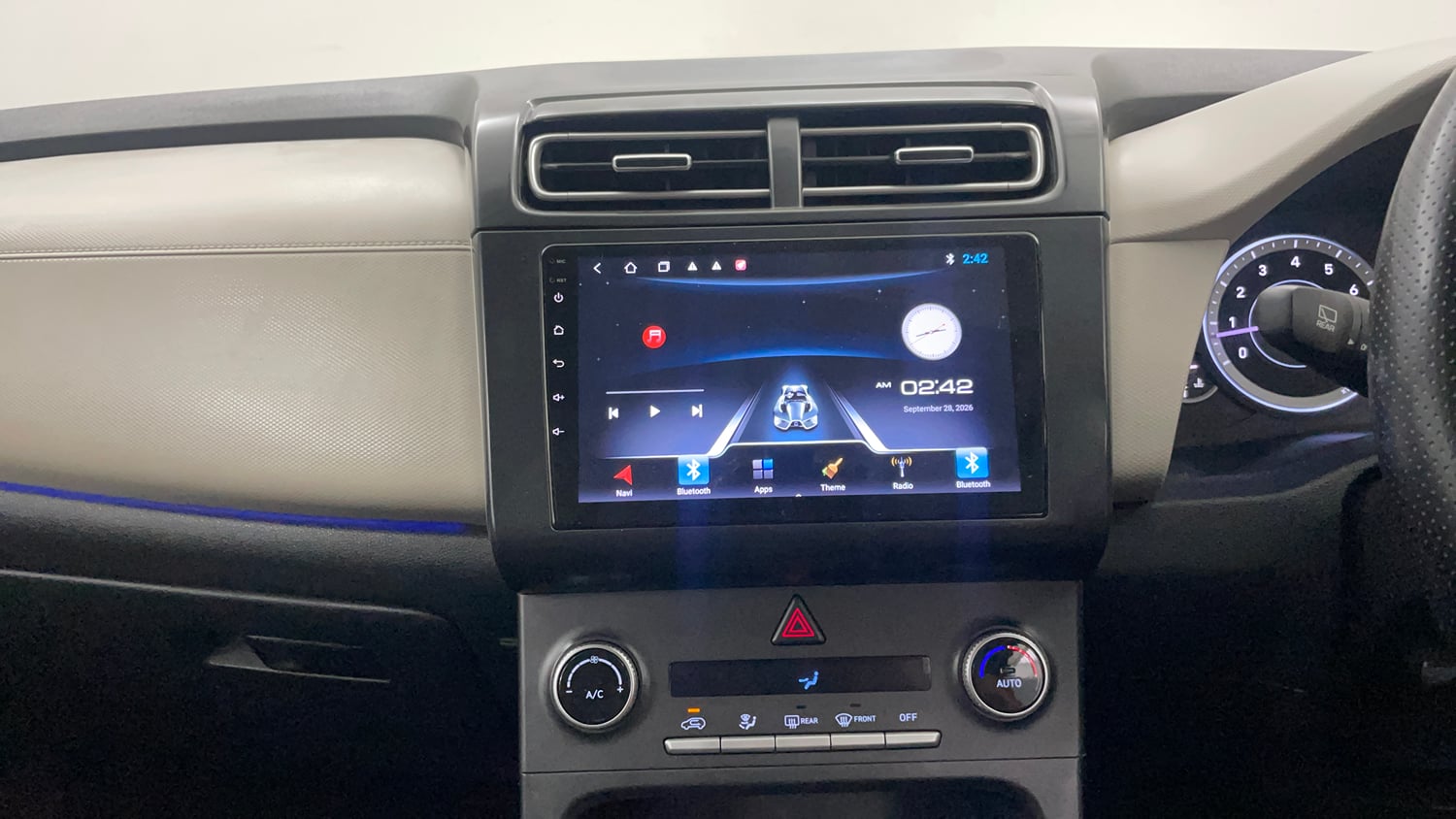 Used 2021 Hyundai Creta SX 1.5 Petrol Executive Petrol Manual interior MUSIC SYSTEM & AC CONTROL VIEW