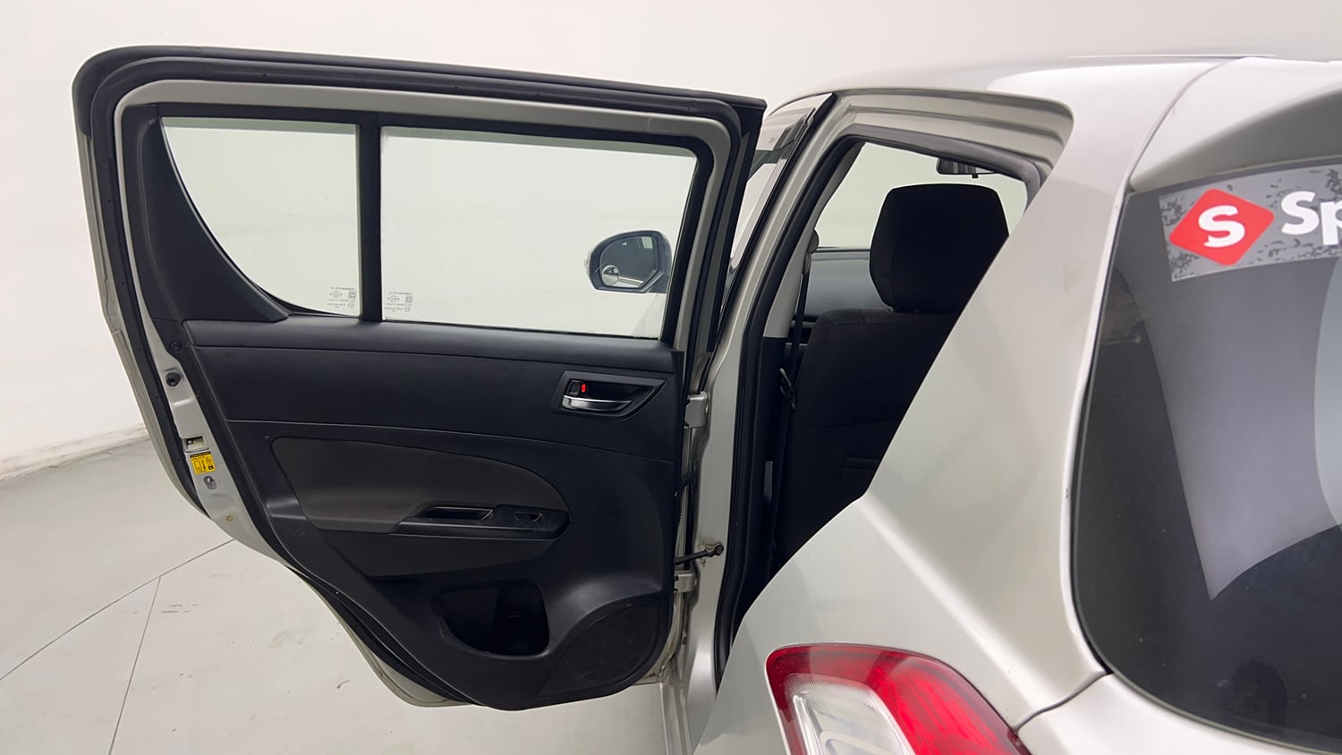 Used 2015 Maruti Suzuki Swift VXi Petrol Manual interior LEFT REAR DOOR OPEN VIEW