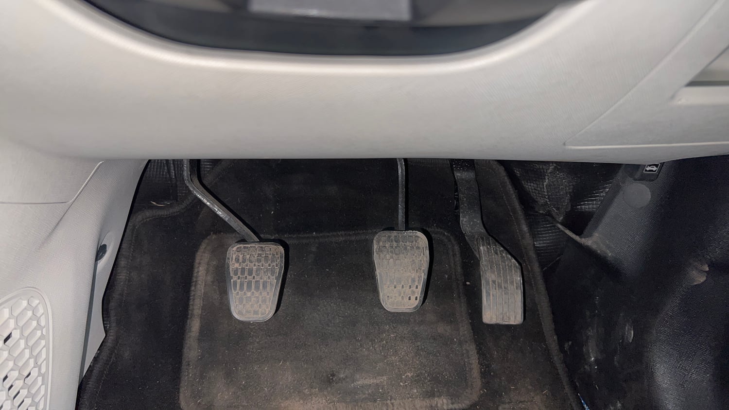 Used 2023 Tata Nexon XZ Plus LUXS Dual Tone Petrol Manual interior PEDALS VIEW