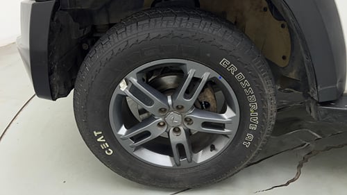 Used 2024 Mahindra Thar LX Hard Top Petrol MT 4WD Petrol Manual tyres LEFT FRONT TYRE RIM VIEW