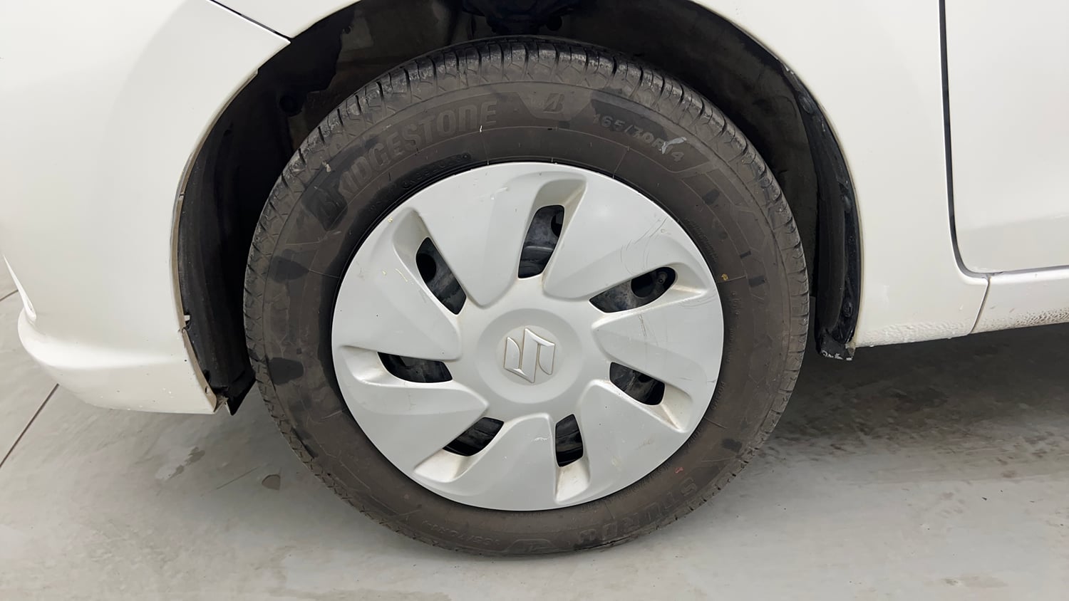 Used 2018 Maruti Suzuki Celerio ZXi AMT Petrol Automatic tyres LEFT FRONT TYRE RIM VIEW