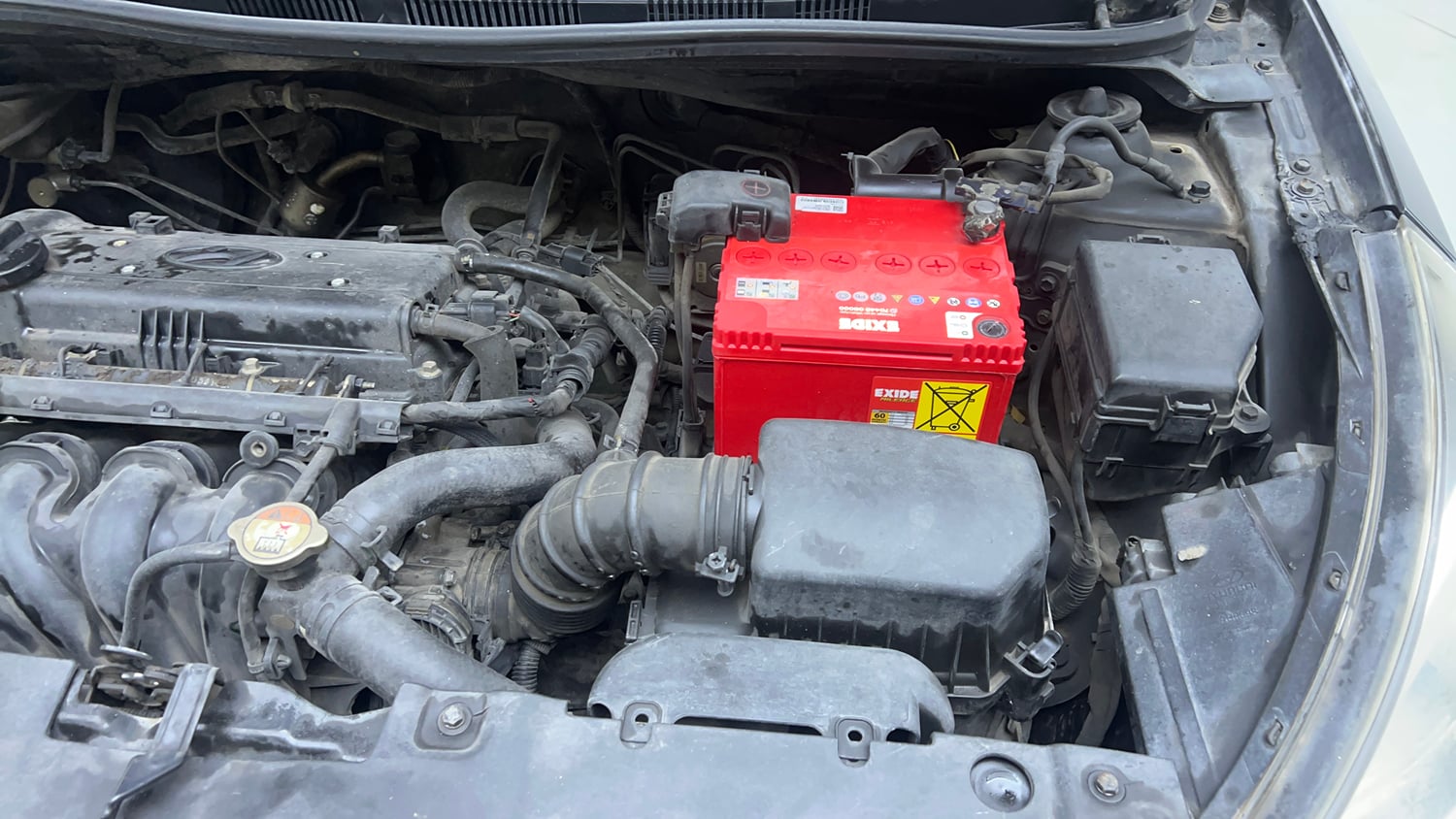 Used 2013 Hyundai Verna Fluidic 1.6 VTVT SX Petrol Manual engine ENGINE LEFT SIDE VIEW