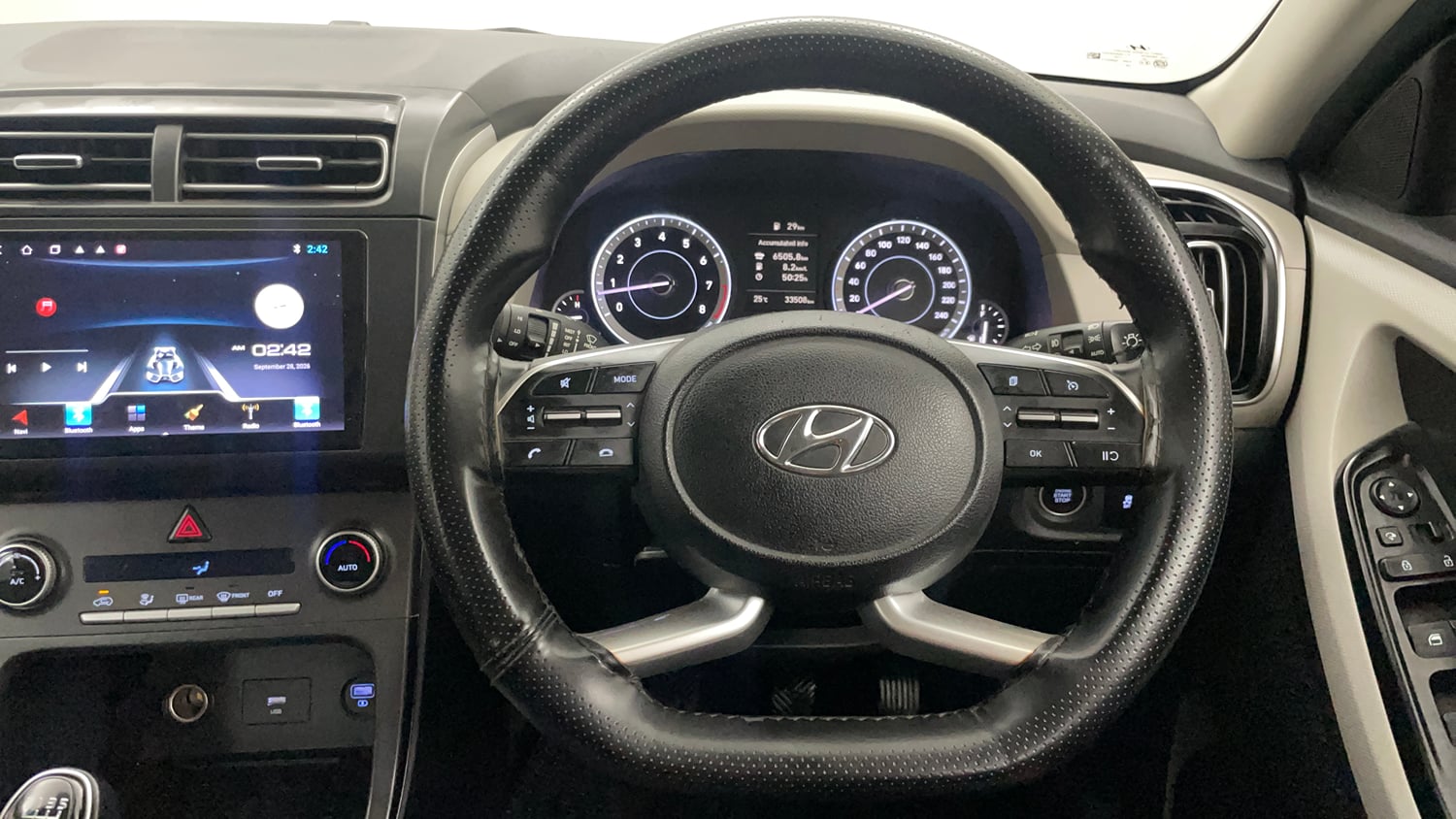 Used 2021 Hyundai Creta SX 1.5 Petrol Executive Petrol Manual interior STEERING VIEW