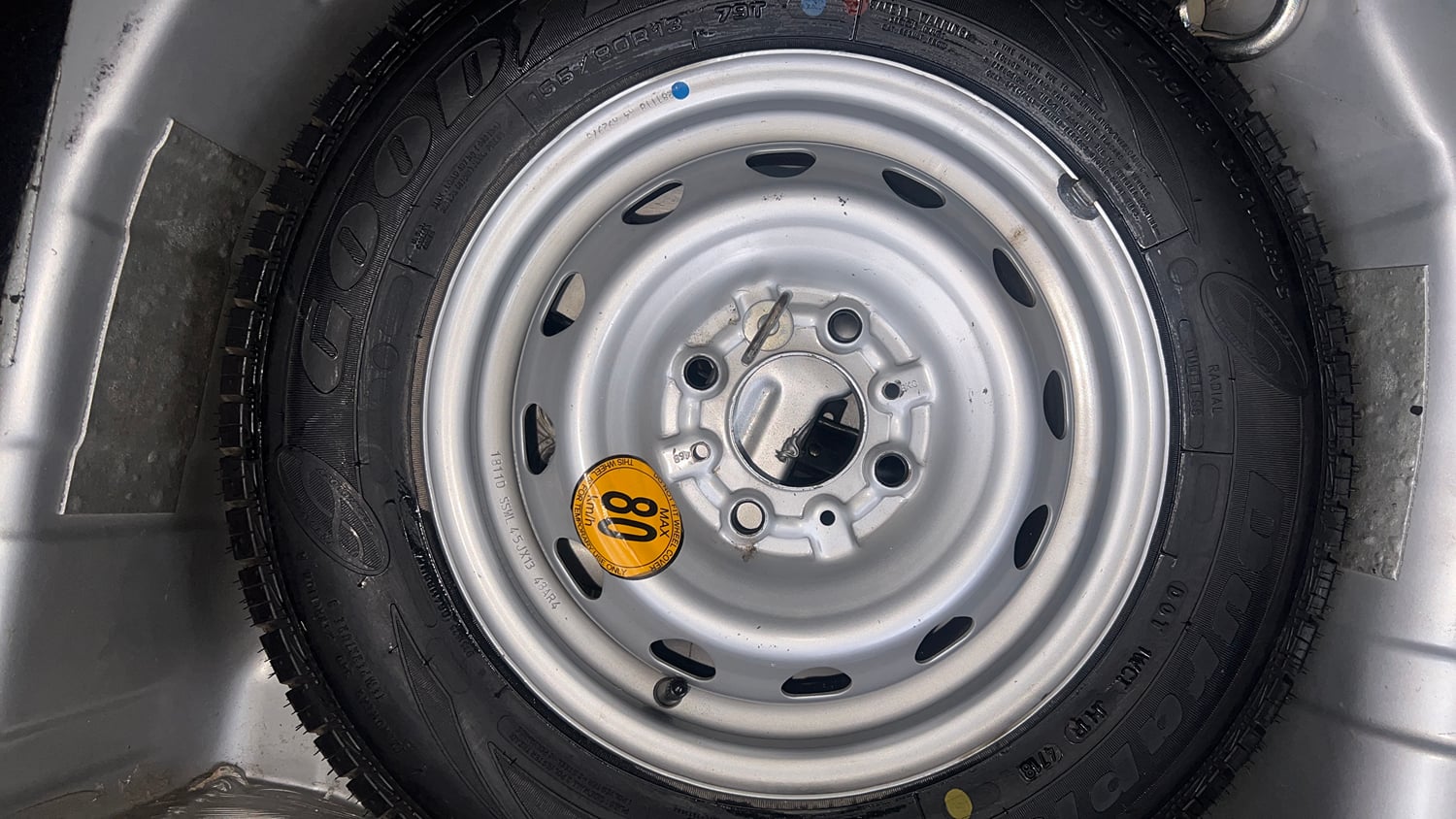 Used 2018 Tata Tiago Revotron XT Petrol Manual tyres SPARE TYRE VIEW