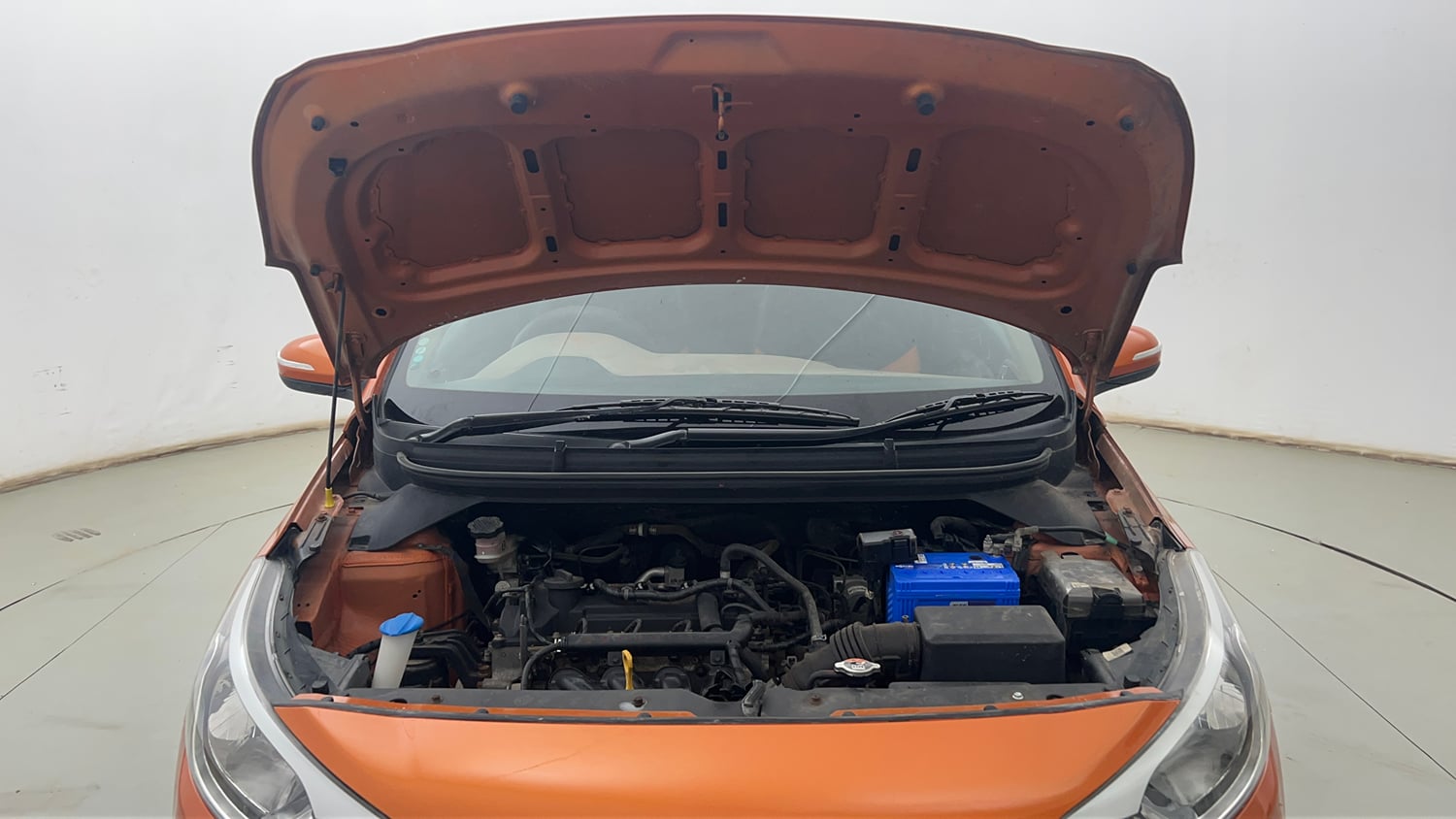 Used 2019 Hyundai Elite i20 Sportz Plus 1.2 Petrol Manual engine ENGINE & BONNET OPEN FRONT VIEW