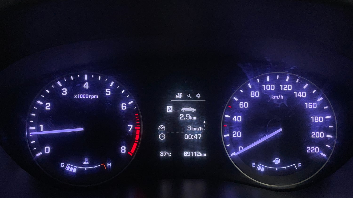 Used 2016 Hyundai Elite i20 Asta 1.2 (O) Petrol Manual interior CLUSTERMETER VIEW