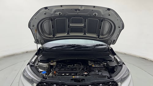 Used 2023 Kia Sonet HTK Plus 1.2 Petrol Manual engine ENGINE & BONNET OPEN FRONT VIEW
