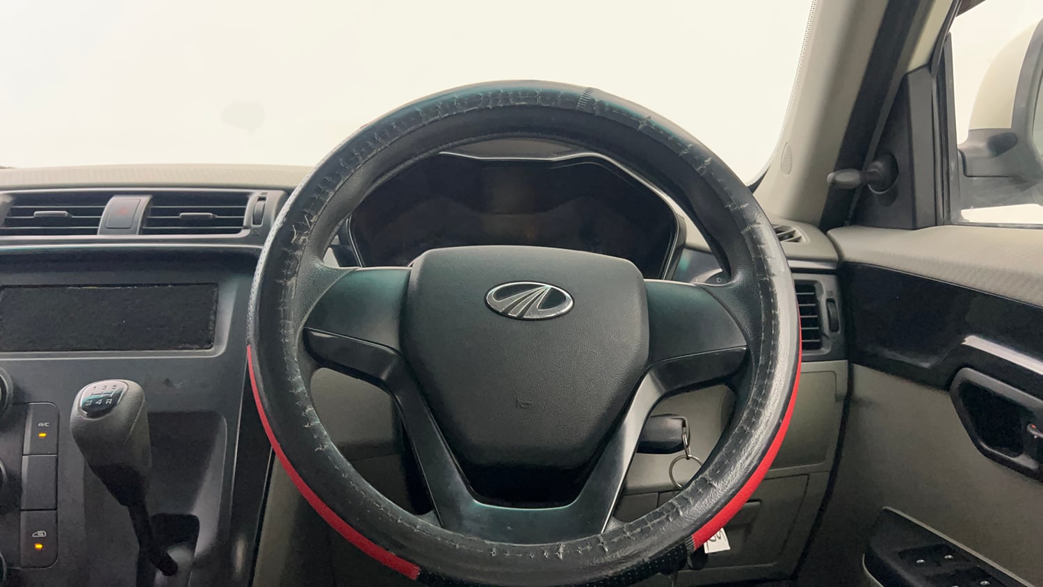 Used 2016 Mahindra KUV100 K4 6 STR Petrol Manual interior STEERING VIEW