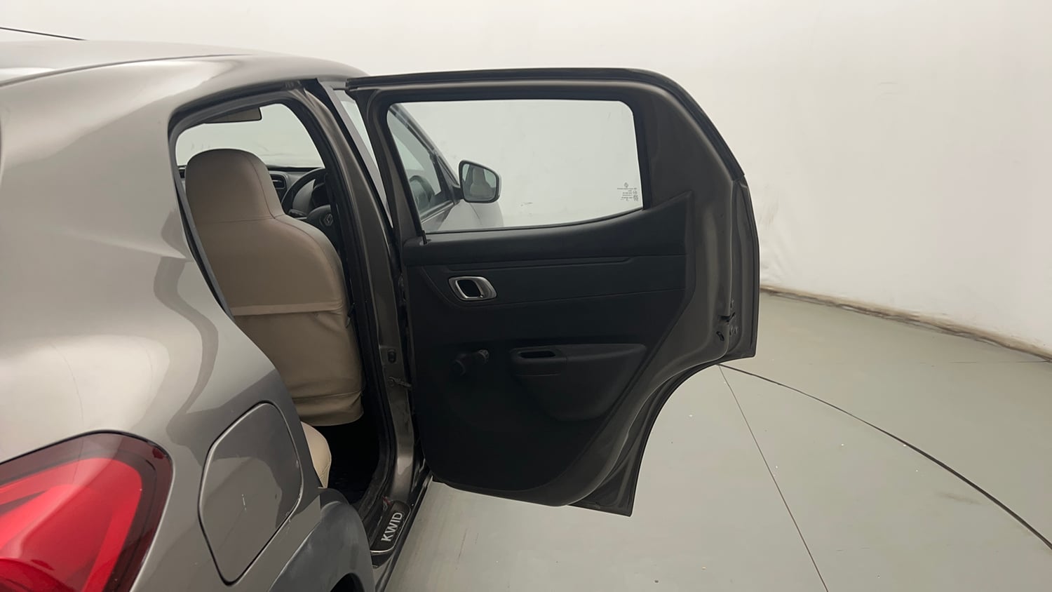 Used 2018 Renault Kwid RXT (O) 1.0 SCE Edition Petrol Manual interior RIGHT REAR DOOR OPEN VIEW