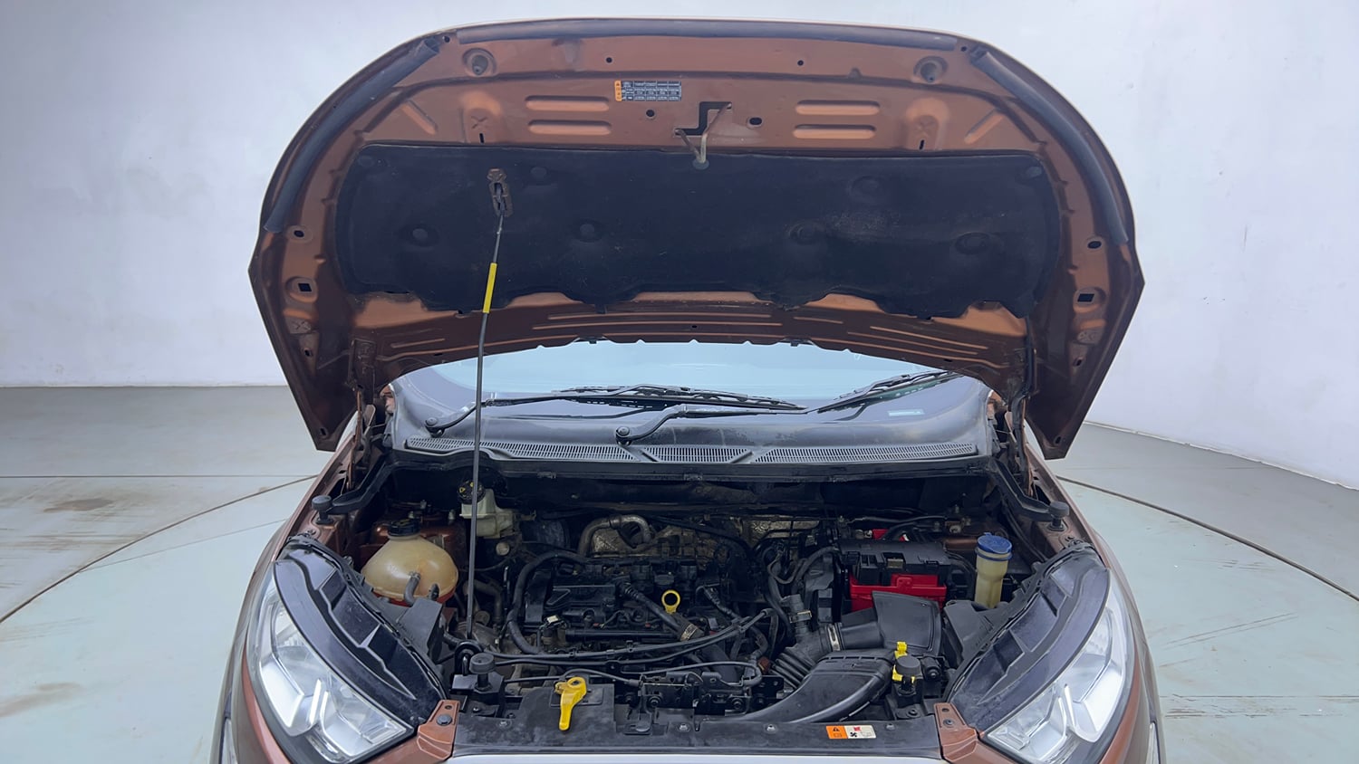 Used 2018 Ford EcoSport Trend + 1.5L Ti-VCT AT Petrol Automatic engine ENGINE & BONNET OPEN FRONT VIEW