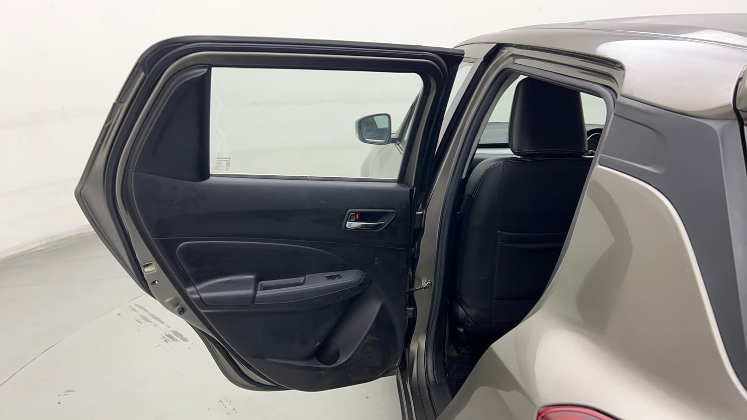 Used 2022 Maruti Suzuki Swift VXi Petrol Manual interior LEFT REAR DOOR OPEN VIEW