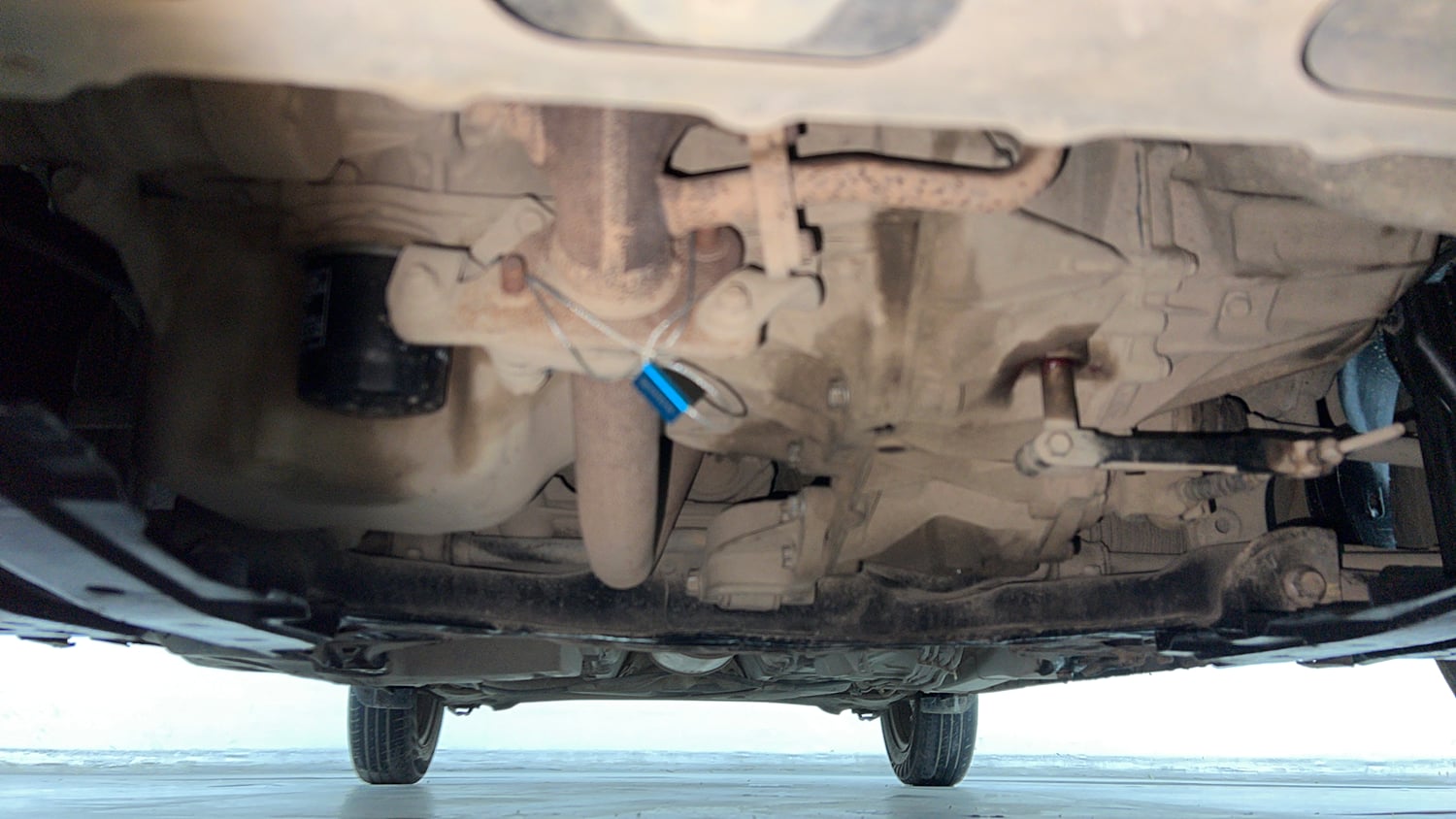 Used 2022 Maruti Suzuki Swift VXi Petrol Manual extra FRONT LEFT UNDERBODY VIEW