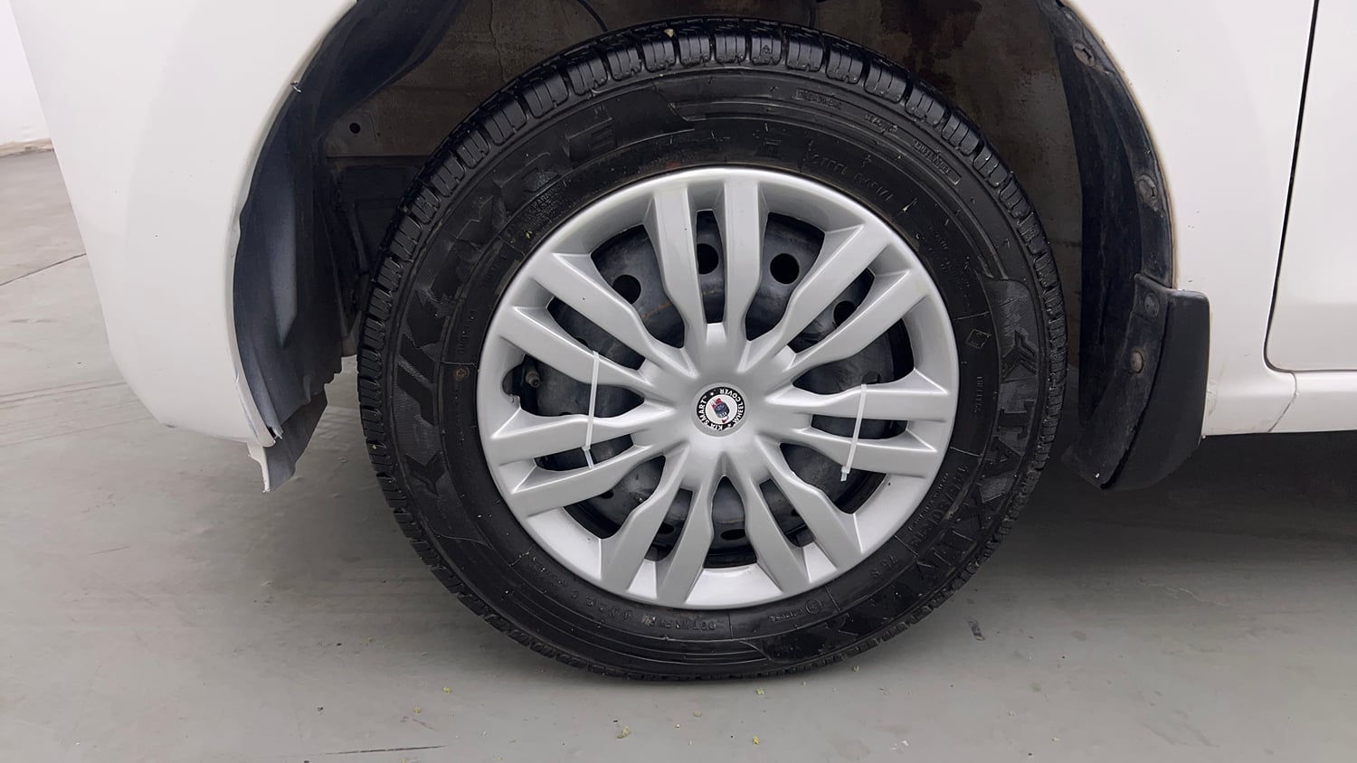 Used 2023 Maruti Suzuki Alto K10 VXi Plus Petrol Manual tyres LEFT FRONT TYRE RIM VIEW