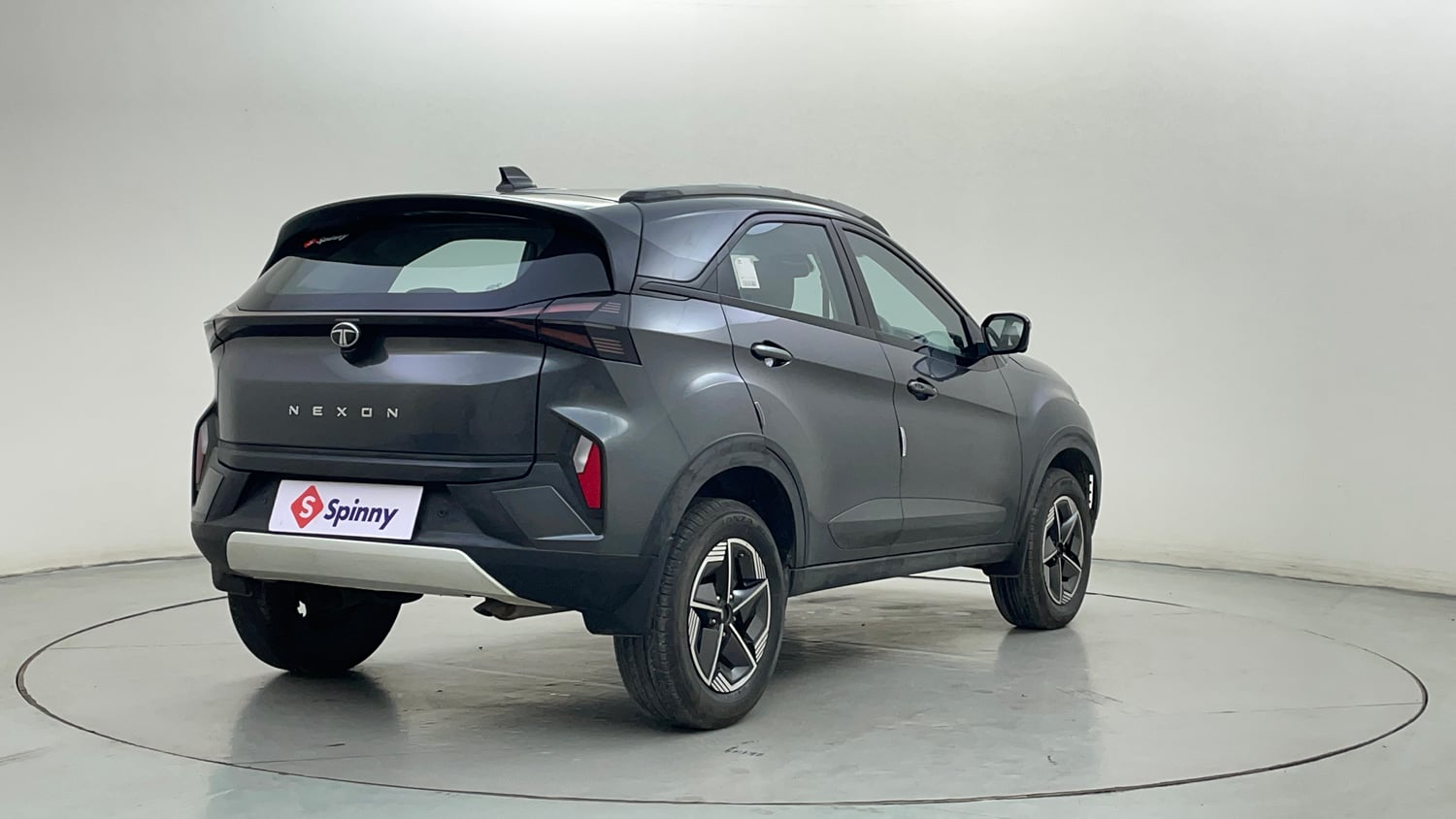 Used 2024 Tata Nexon Creative Plus 1.2 Revotron Petrol 6AMT Petrol Automatic exterior RIGHT REAR CORNER VIEW