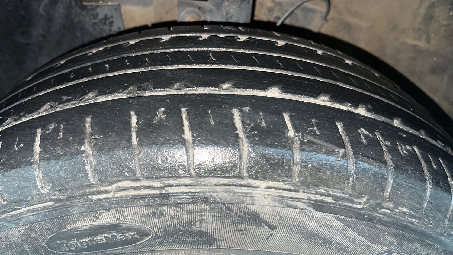 Used 2022 Hyundai Venue S 1.2 Petrol Petrol Manual tyres LEFT FRONT TYRE TREAD VIEW