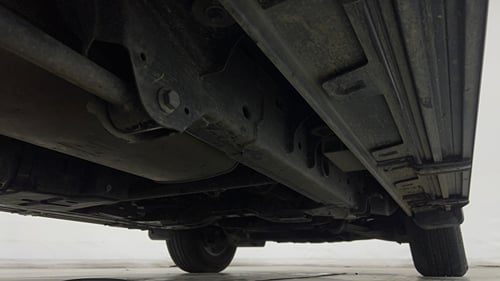 Used 2025 Mahindra Scorpio N Z8 Petrol MT 7 STR Petrol Manual extra REAR RIGHT UNDERBODY VIEW