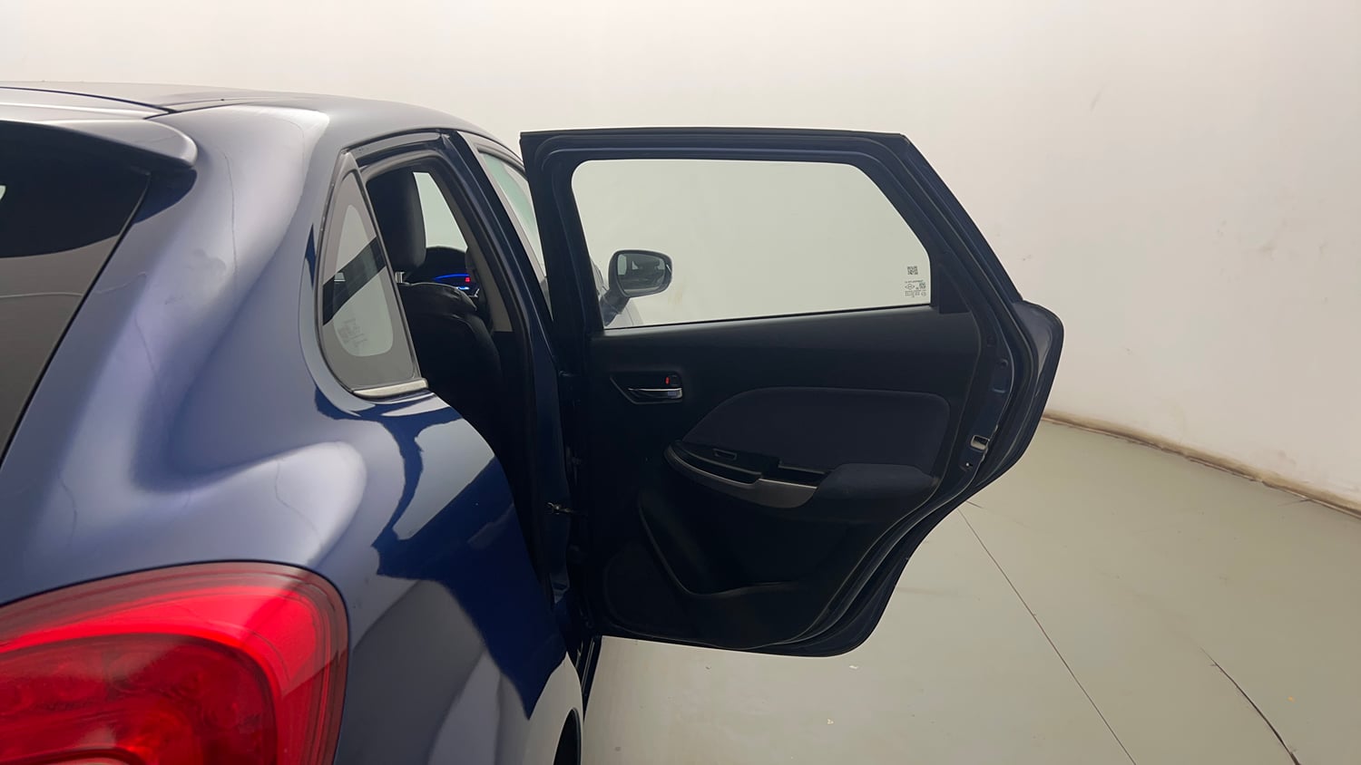 Used 2019 Maruti Suzuki Baleno Zeta 1.2 Petrol Manual interior RIGHT REAR DOOR OPEN VIEW