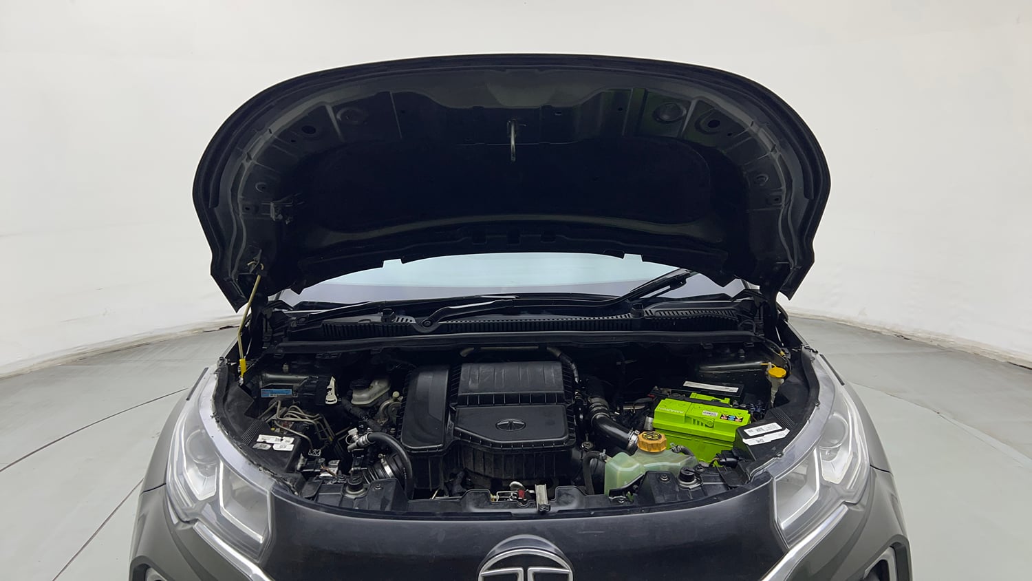 Used 2021 Tata Nexon XZA Plus Diesel Diesel Automatic engine ENGINE & BONNET OPEN FRONT VIEW