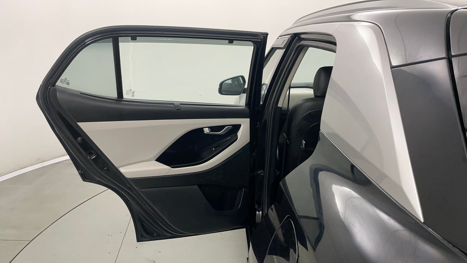 Used 2021 Hyundai Creta SX 1.5 Petrol Executive Petrol Manual interior LEFT REAR DOOR OPEN VIEW