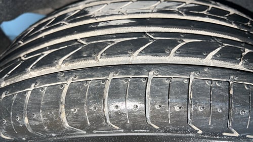 Used 2020 Maruti Suzuki Baleno Alpha Petrol Manual tyres RIGHT REAR TYRE TREAD VIEW