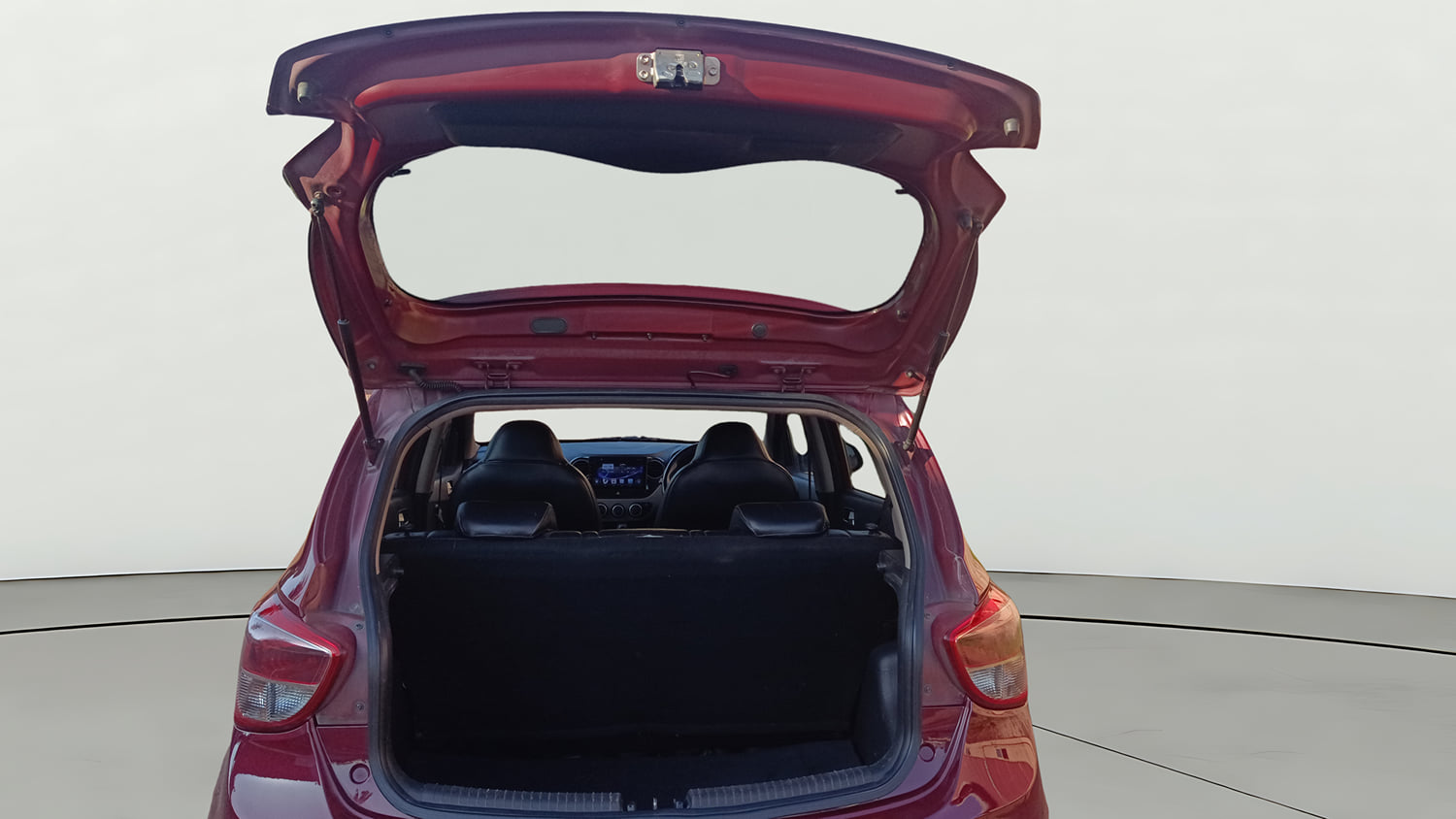 Used 2015 Hyundai Grand i10 Asta AT 1.2 Kappa VTVT Petrol Automatic interior DICKY DOOR OPEN VIEW